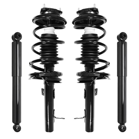 Unity 4-11061-252020-001 Front and Rear Complete Strut Assembly Shock Kit 4-11061-252020-001
